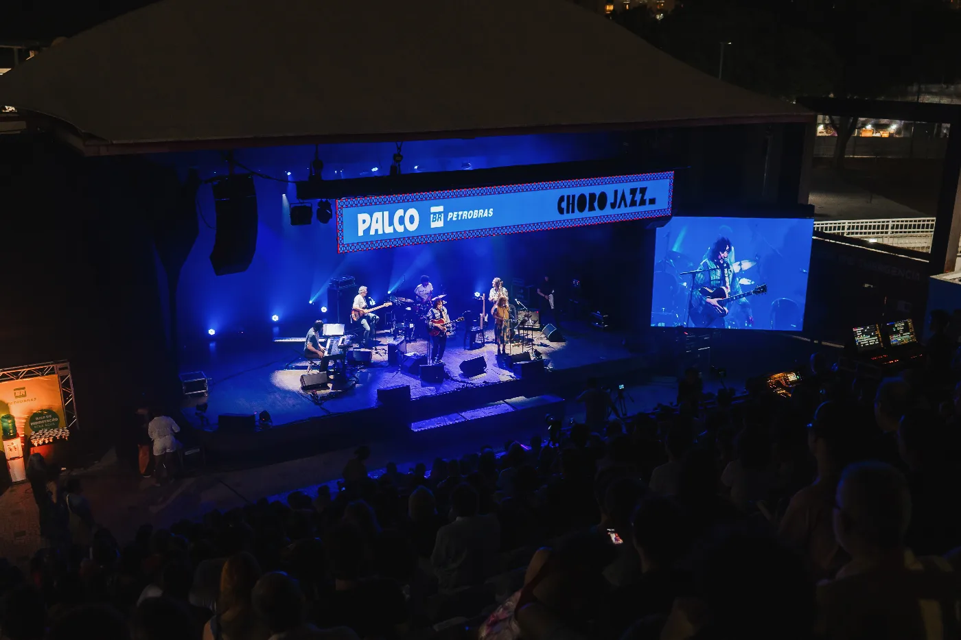 Palco do Festival Choro Jazz em Fortaleza, no Ceará