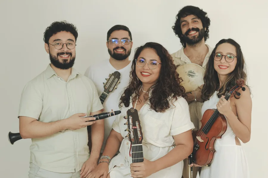 Quinteto Caxangá em apresentação